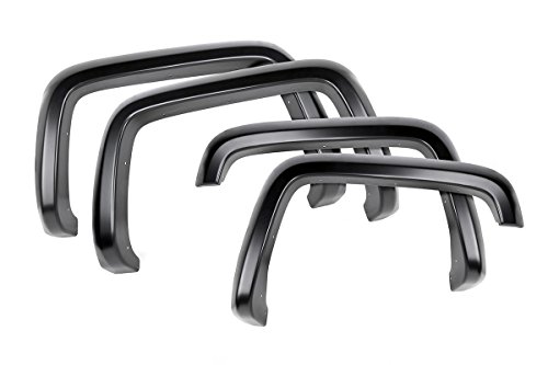 Black Horse Fender Flares Compatible with 2004-2014 Chevrolet Colorado
