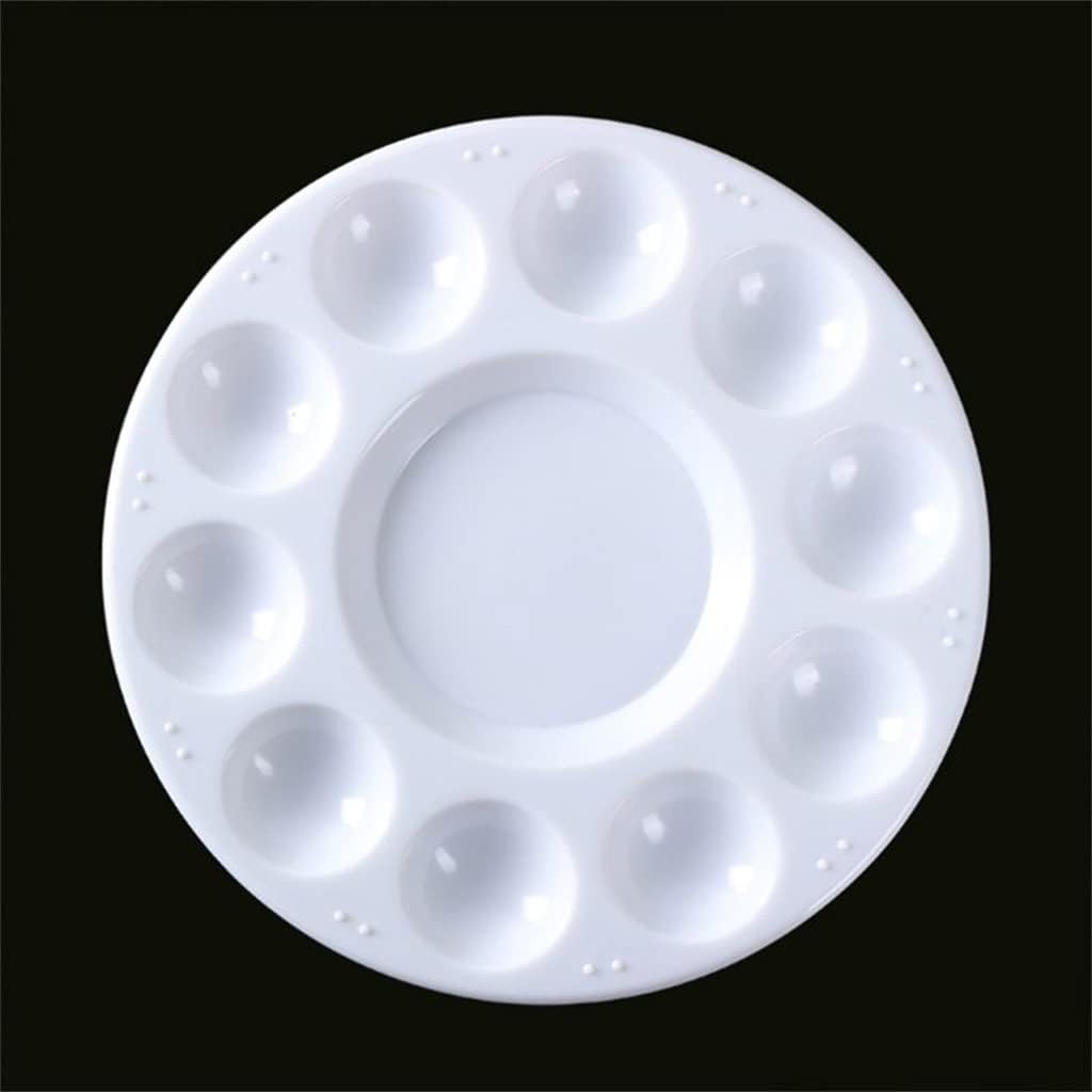 Paint Palette Tray Round Plastic Watercolor Mixing DIY Craft Kids Art Supplies