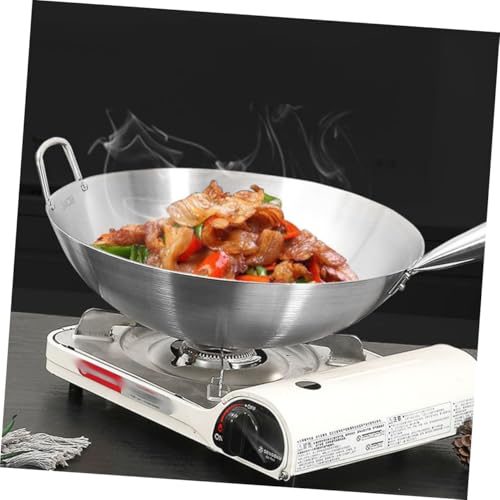 Wok para cocinar reusable con asa de metal miniatura 5