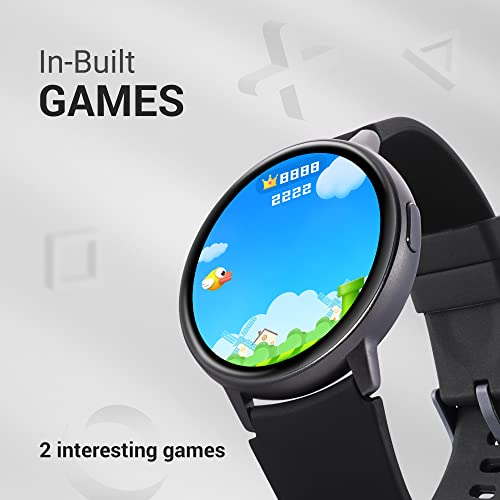 Fastrack-New-Reflex-PlayAMOLED-Display100-Watchfacesin-Built-Games24x7-HRMBP-MonitorSpO2Sleep-Monitor25-Sports-ModesCustom-Watchface7-Day-BatteryCamera-Music-ControlIP68