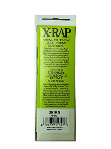 image for Rapala X-Rap Jerkbait 10 Fishing lure (Gold, Size- 4)