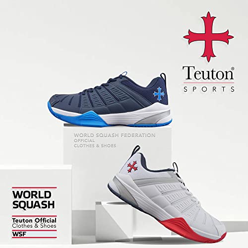 Teuton AC1- All Court - Versatile Sports Shoes for Squash, Tennis, Padel, Pickleball, Handball - Ideal for Hard Surfaces, Synthetic Courts, and Sand Play.4