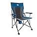 Timber Ridge Camping Chair Ergonomic High Back Support 300lbs with Carry Bag Folding Quad Chair Outdoor Heavy Duty, Padded Armrest, Cup Holder