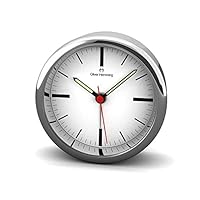 Oliver Hemming アナログ置時計 Stainless Steel Desire Alarm Clock - HX80S2W