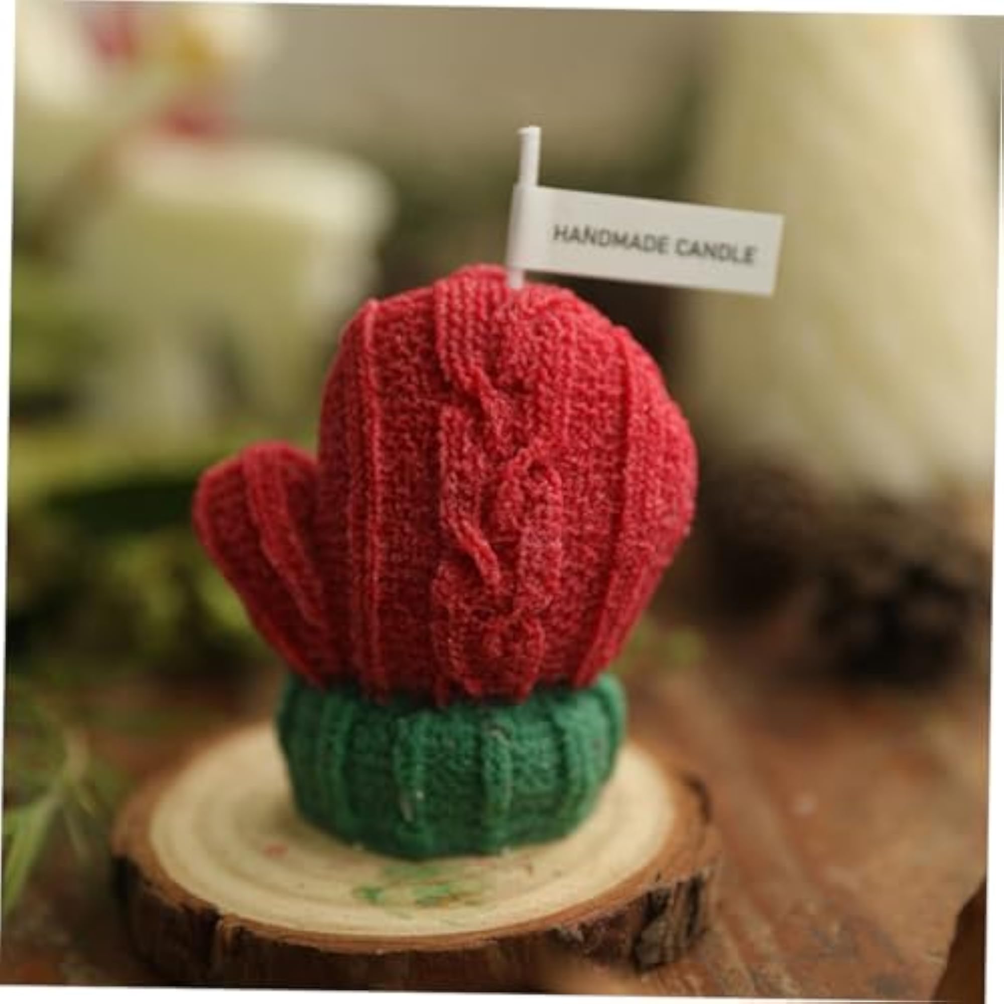 2pcs Glove Shaped Scented Candle Cozy Desk Decor