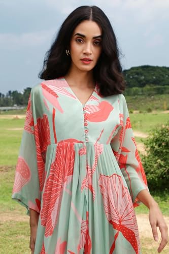 Image of Leriya Fashion Kurti Set for Woman | Co ord Set for Women Stylish | Kurta Sets for Woman | Kurtis | A Line Kurti for Women | Traditional Salwar Suit for Party Outfits Dress