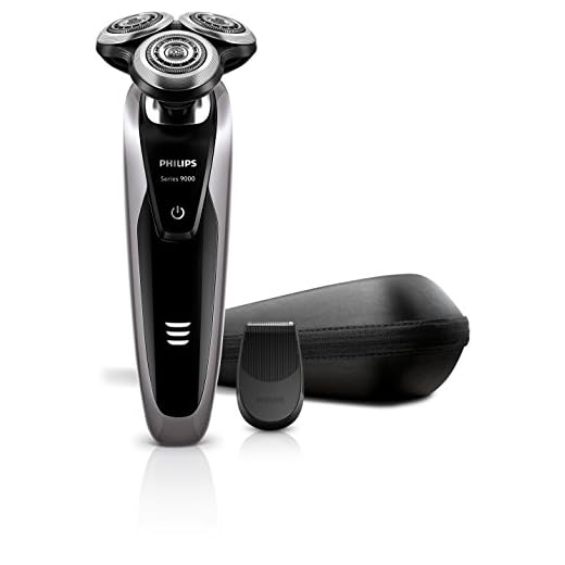 Philips S9111 S9111/12-serien 9000 våt och torr rakapparat för ansiktet med detaljtrimmer (100-240V)