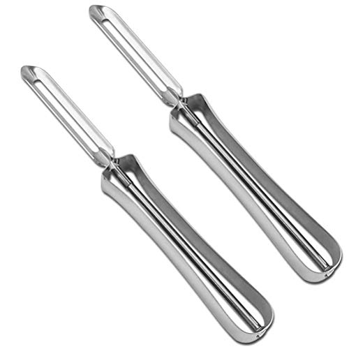 vivioi Peeler Manual Vegetable Peeler Blade Stainless Steel Remover Picker Divider Detachable Straight