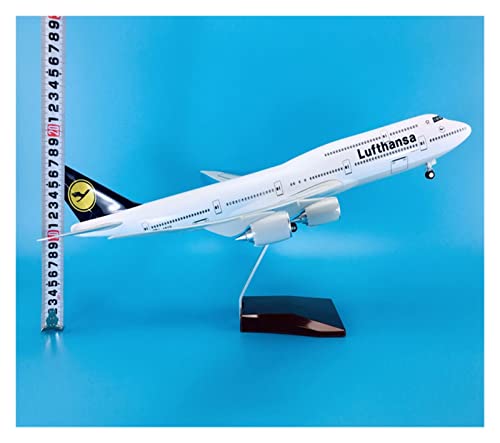 Avión con luz LED Boeing B747-8 kit de plástico miniatura modelo hobby 6