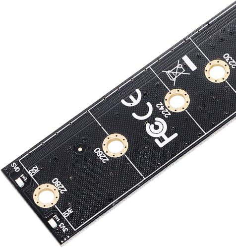 Image of Foxaa PCI-E to M.2 NVME PCIE X1 Adapter M.2 NVMe SSD to PCI-e Expansion Card Hard Drive Converter Card for Desktops PC pcie to m.2 ssd Adapter