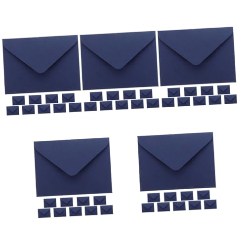 minkissy 50 Pcs tarjeta de mensaje despedida de solteira bodas tarjeta de agradecimiento accesorios festival festa banquete Decorar Sobres portátiles sobres decorativos para tarjetas Papel