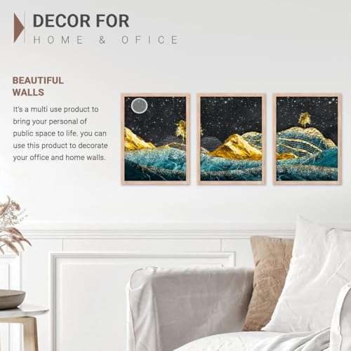 Image of kotart Modern Wall Art Framed Painting for Wall Decoration - Wall Paintings for Living Room, Bedroom - Big Size Wall Painting (Art 2, 19x25 inch)