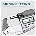Micron Digital Micometer, IP65 Outside 0-25mm Industrial DIN863 Standard 25-50mm 0.001mm Electronic Gauge (Size : 486-101 0-25mm)