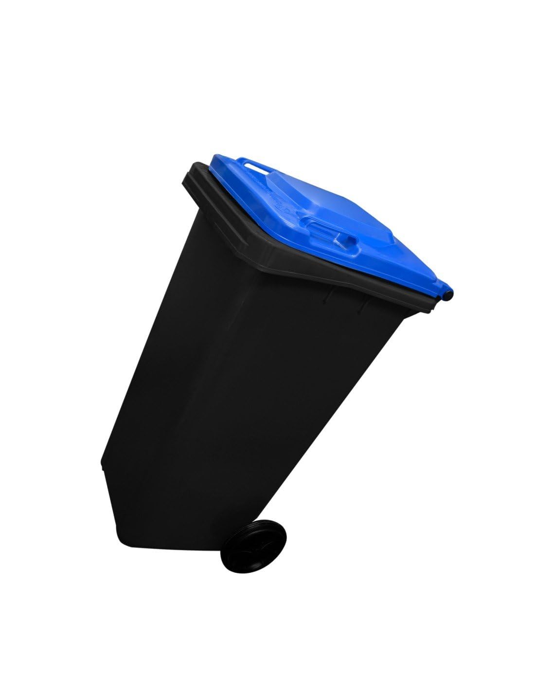 JARDIN202 - JARDIN202 - Contenedor de basura reciclables 240L 2 ruedas | Ecodiseño Negro | COLOR: AZUL () | COLOR: AZUL