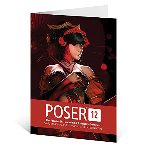 Poser 12 | The Premier 3D Rendering & Animation Software for PC and Mac OS | Easily create art and animation with 3D characters [Keycard]