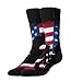 CWECVWE Boy's Classic Polyester Socks Moisture Wicking Sport Running Socks Motorcycle American Flag Motocross Dirt Bike