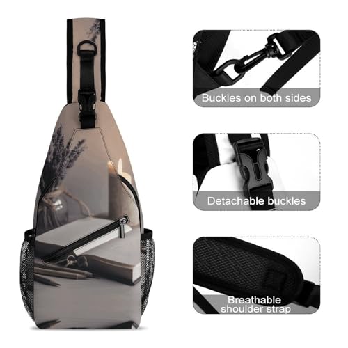 Bolso de hombro cruzado casual para viaje y senderismo miniatura 3