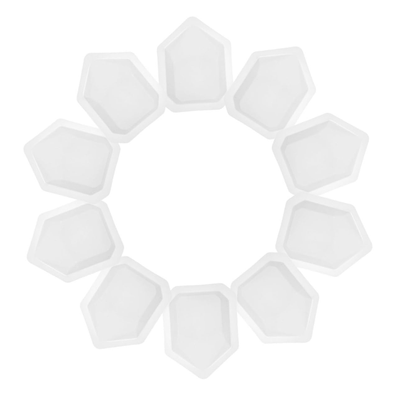 FUNOMOCYA 10pcs Weighing Trays Plastic Storage Trays Measuring Weigh Boat Lab Equipment