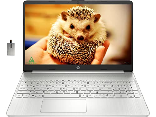 Hp 2022 15.6" Touchscreen Laptop, Intel 11Th Generation Core I5-1135G7, 8Gb Ram, 512Gb Pcie Ssd, Intel Iris Xe Graphics, 720P Hd Camera, Windows 11 S, Natural Silver, 32Gb Snowbell Usb Card #TOP6