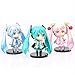 Yangzou 3 Pcs Haute Qualité 10 Cm Anime Figure Hatsune Miku Mignon Kawaii Statue Miku Ver Speelgoed PVC Action Figure Collection Modèle Jouets Poupées