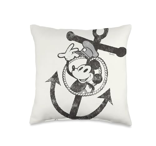 Coussin Mickey Mouse Steamboat Willie Disney 100 multicolore, le cadeau idéal pour collectionneur