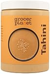 Grocer Planet - Crema Tahini (1Kg) - Tahini | Pasta di Semi di Sesamo Tostati e Pressati | Naturale | No-OGM | Vegana | Ideale per Hummus