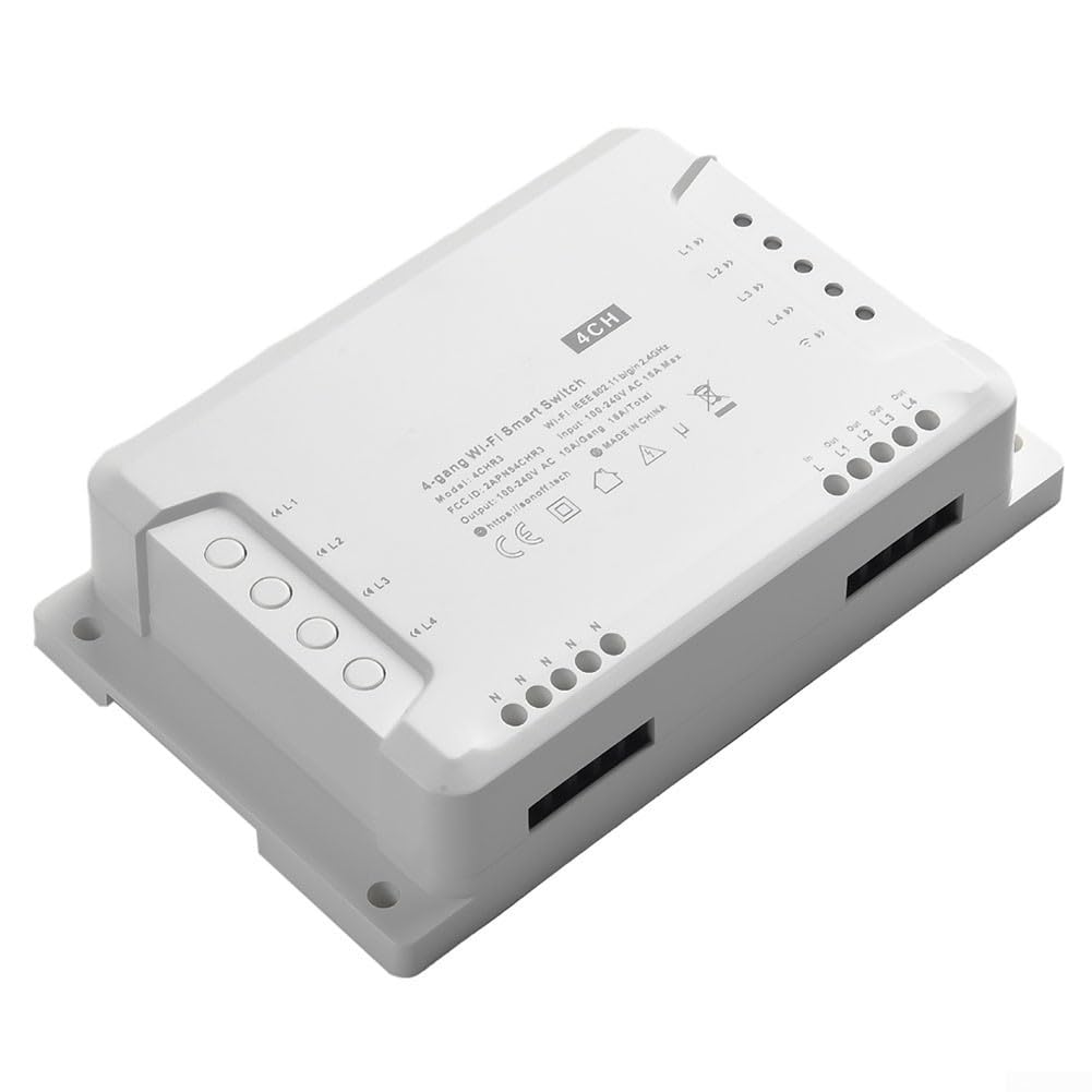 Smart-Lichtschalter-Modul, kabelloser WLAN-Smart-Lichtschalter, 4-K Smart Switch Steuerung für 4CH R3 für 4CH PRO R3 (für 4CH R3)
