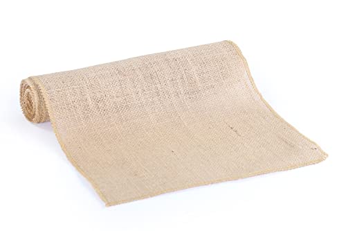 Pack of 25 Burlap Table Runner 100 Natural Jute Rustic Hessian Table Cloth Centrepiece for Wedding Bridal Shower Birthday