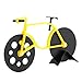 Bicycle Pizza Cutter, Stainless Steel Wheel Super Sharp and Easy To Clean Pizza Slicer, Cool Kitchen Gadget