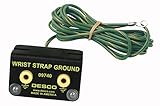 Desco 9740 Bench Mount Dual Wrist Strap Ground with 4mm Studs, 10' Cord Length