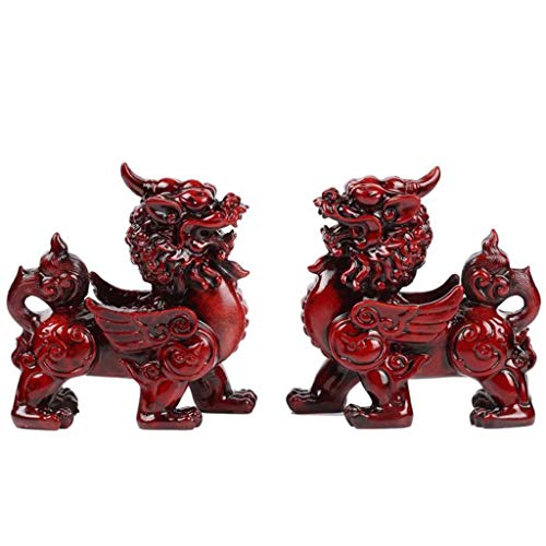 Statue Feng Shui Pi Xiu chance et richesse, objet décoration maison asiatique