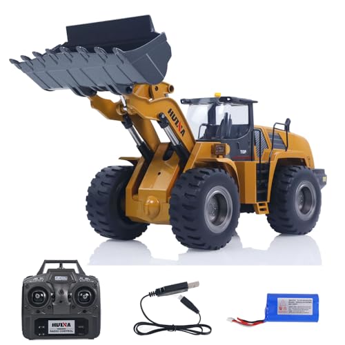 TOUCAN RC HOBBY US in Stock 1/14 HUINA Toys 2.4G 10CH Radio Controlled Loader 1583 Electric Lifting...
