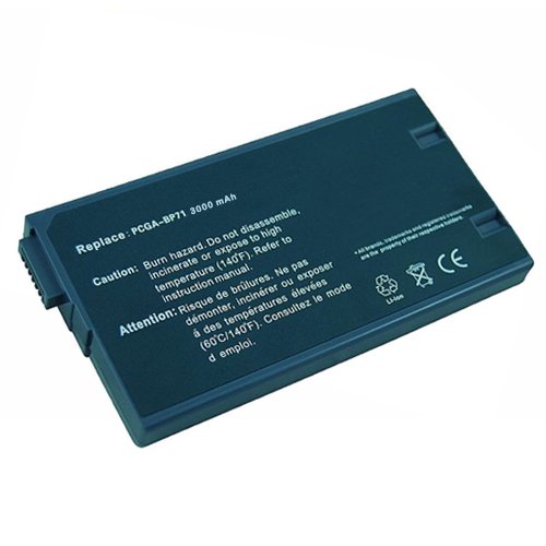 amsahr BP71-02 Ersatz Batterie für Sony BP71, F709/K, 9411, 945A, 954A, 955A, 961A schwarz Cover