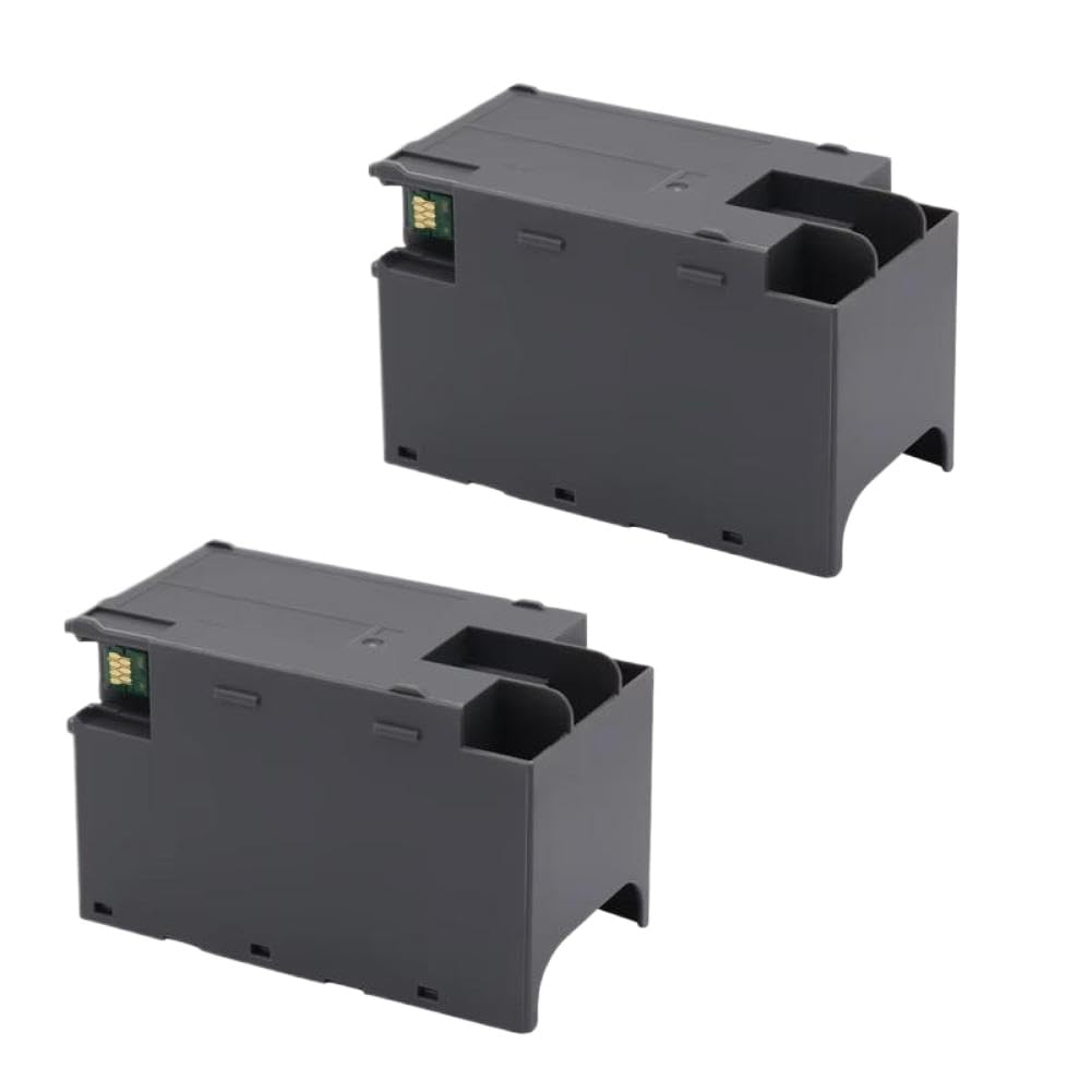 T6716 PXMB8 Boîte de Maintenance Réservoir d'Encre Usagée Compatible S381 S880 ET8700 WF C5210 C5290 C5710 C5790 M5298 M5299 M5799 C529 C579 2 Pièces