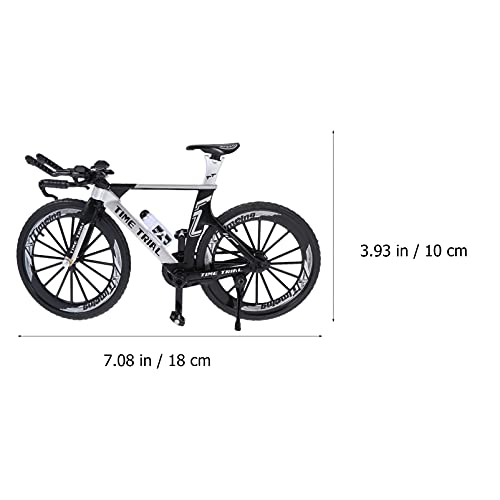 Toyvian 1 peça de brinquedo modelo de bicicleta, mini acessório para casa, brinquedo de simulação, d