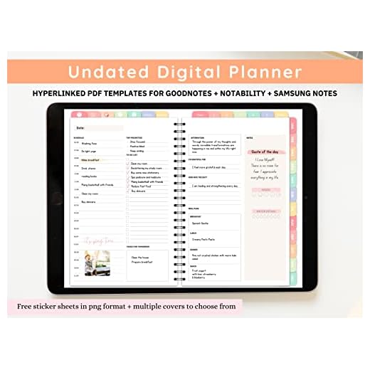 Digital Planner for iPad (English Edition)