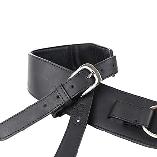 Walker And Williams G-815 Sangle de harnais rembourrée avec dos en cuir Noir ardoise - Les Beatles, Paul McCartney, John Lennon, RIngo Starr, George Harrison Walker And Williams G-815 Sangle de harnais rembourrée avec dos en cuir Noir ardoise – Image 2