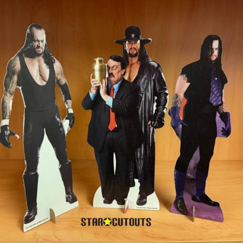 SC4581 WWE The Undertaker Three Shelf Top Cardboard Cut Outs Height 31cm, Ideal for WWE Theme Parties, Birthdays & Fans - Image 2