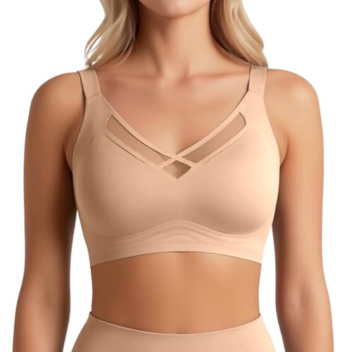 Soutien-gorge sport maintien fort sans armature pour un galbe push-up parfait