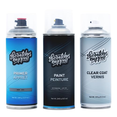 ScratchesHappen Exact-Match Spray Paint - Space Gray Metallic (A52) for BMW - Preferred (Paint + Clear Coat + Primer)