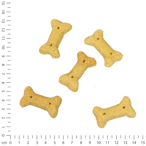 Schecker Hundekekse - Glutenfreie Knochen mit Gans - 4 x 500g - ohne Konservierungsstoffe - nur mit Gänsefleisch - 3 x 500g