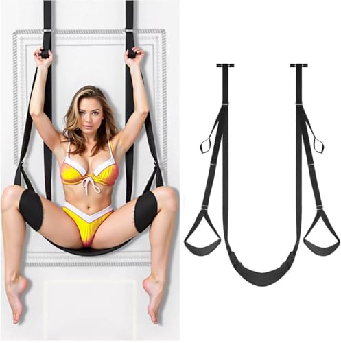 Door Frequent Flyer Pure Romance Toys Hold to 300Lbs Over The Door Swing Sex Adult Swing for Couples Sex Frequent Flyer Door Swing Adult Door Swing for Couples Bedroom Sweater B400