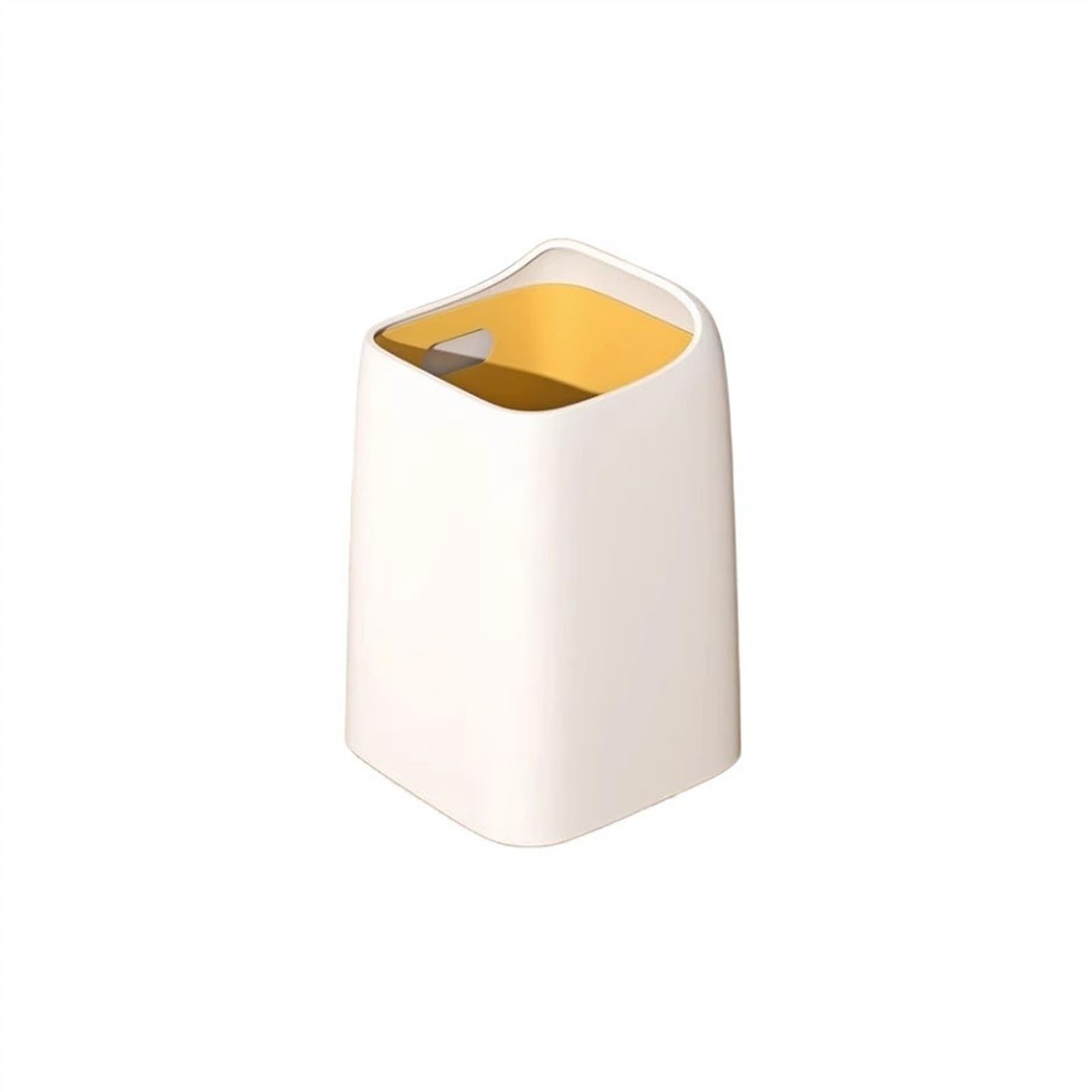 Poubelle sous le bureau TUSUOD grande taille L blanche pour salle de bain