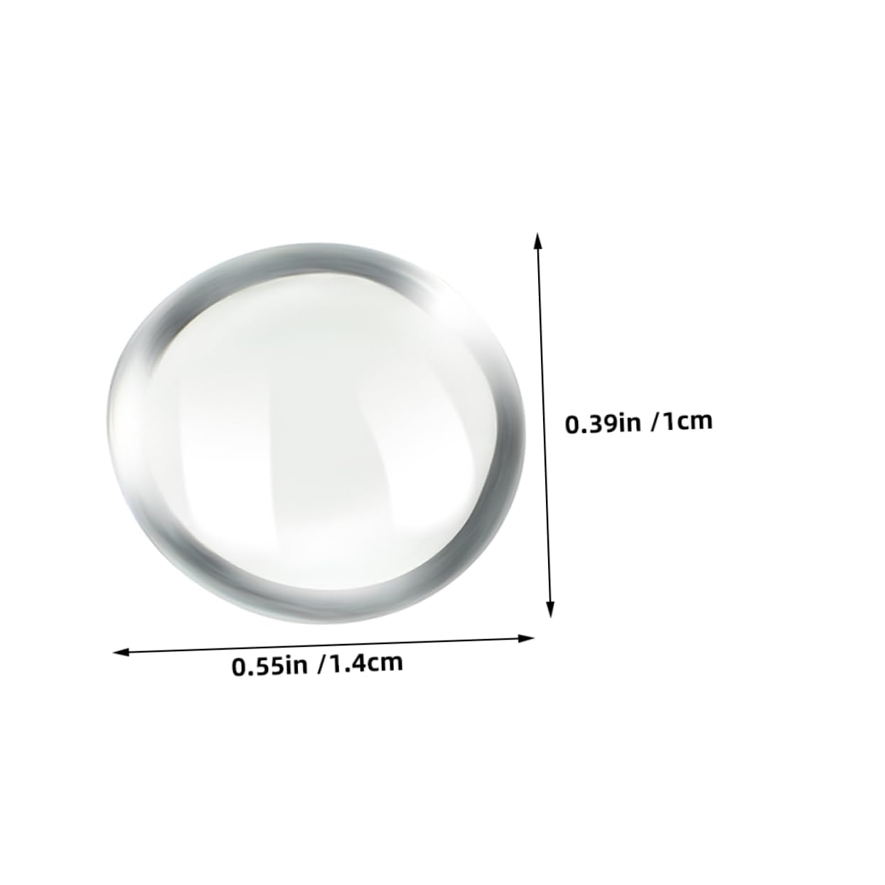 Beatifufu 200pcs Glass Flat Beads Small Glass Pebbles Fish Tank Landscaping Decor Beads Stone Stones Decor Stone Fish Tank Landscape Decors Aquarium Landscape Decorations Transparent