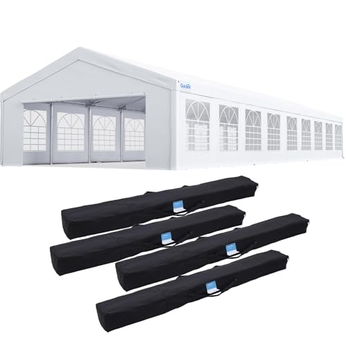 Quictent 20x60 Heavy Duty Party Tent for Parties Outdoor Large Canopy Wedding Event Shelter Wedding Tents for Parties with Storage Bags(Church) 20'x60