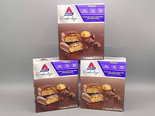 Atkins Endulge Bar, 3/5pk,Choc Carm, 1.2 OZ