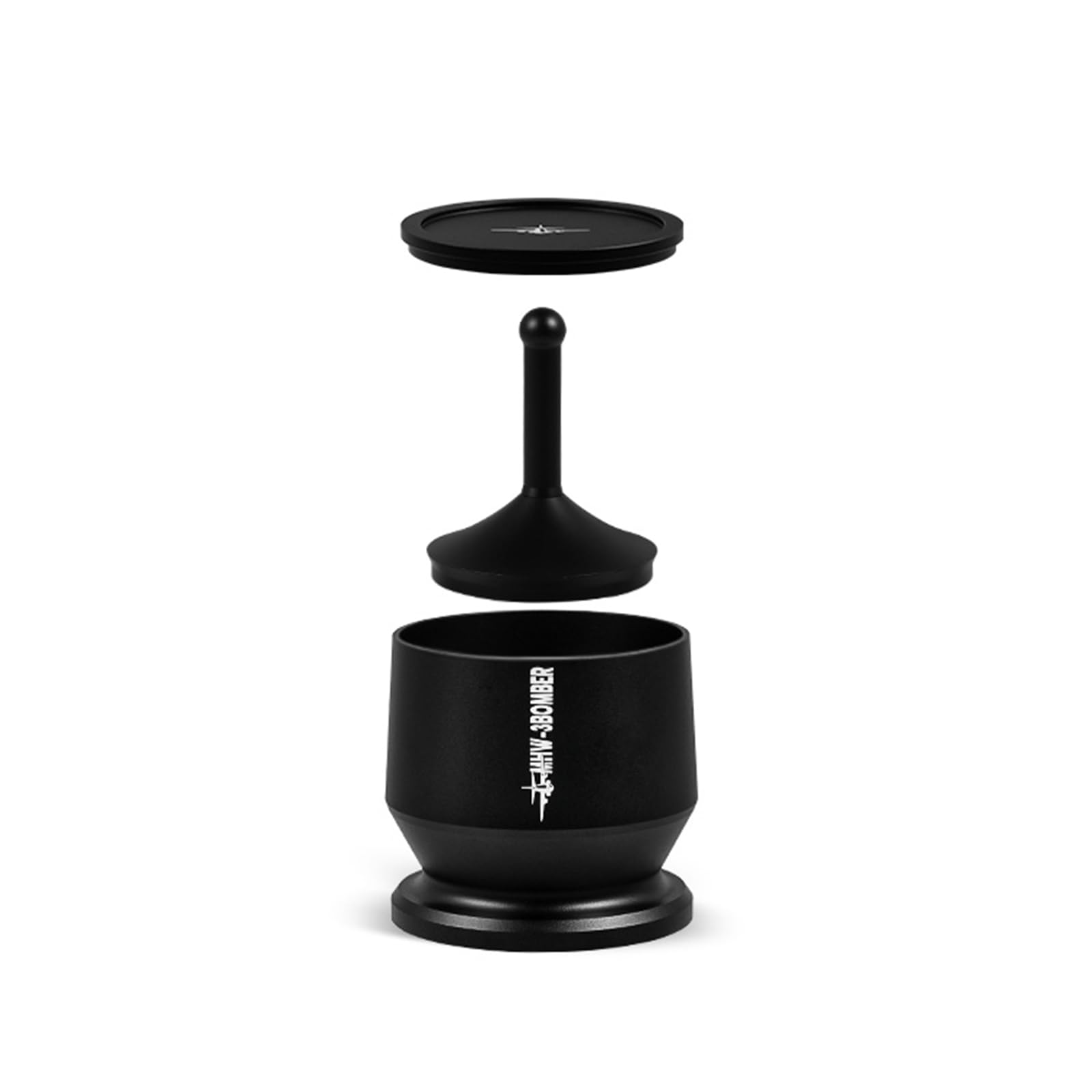 MHW-3BOMBER Espresso Powder Receiver Cup Fits 58mm Portafilters,58mm Cup for Coffee Powder Distribution,DR5508B-OS