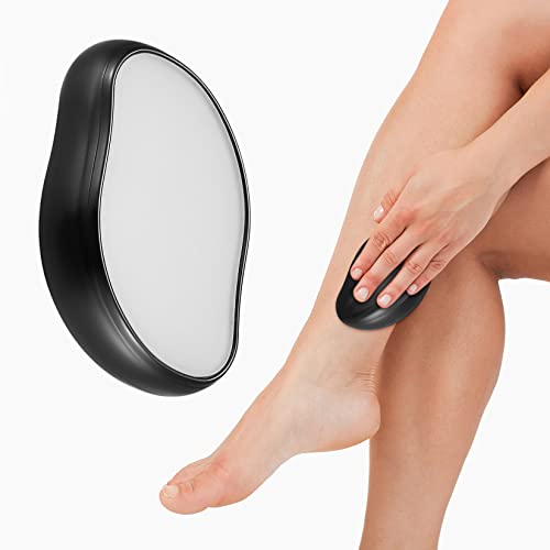 Depiladora de Cristal Nano, Depiladora Cristal Borrador de Cabello, Depilación Física, Herramienta Exfoliante Mágica para Eliminar Vello para Hombres y Mujeres Pierna Brazo Espalda Cover