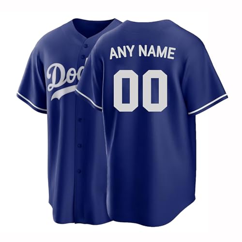 Personalized Custom Baseball Jersey Stitched Printed Name Number Softball Uniform Sport Shirt Fans Gift for Men Women Youth