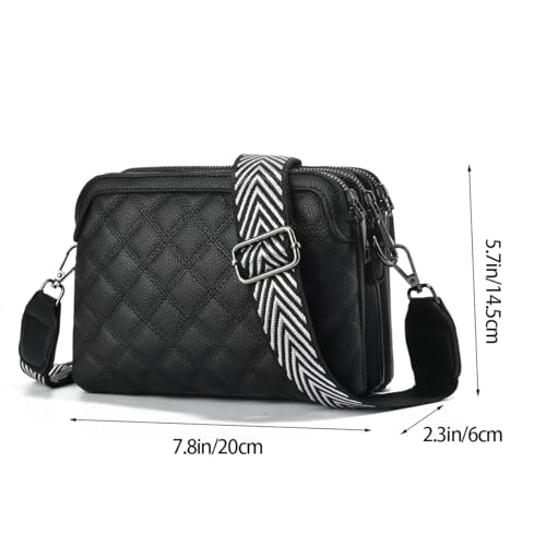 Image of Xiaoyu Small Crossbody Bags for Women Fashion Cell Phone Purse Ladies Multiple Pockets Shoulder Handbags Lightweight Wallet